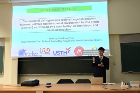 Lễ bảo vệ luận án tiến sĩ chương trình đồng hướng dẫn giữa USTH và đối tác Pháp năm 2025 – NCS. Trần Sơn Hoàng Lễ bảo vệ luận án tiến sĩ chương trình đồng hướng dẫn giữa USTH và đối tác Pháp năm 2025 – NCS. Trần Sơn Hoàng